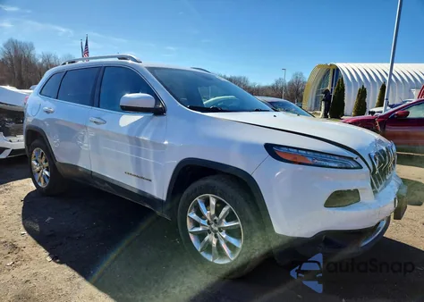 2015 Jeep Cherokee Limited from USA, damaged, VIN 1C4PJMDB4FW654729